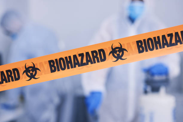 Professional Biohazard Cleanup technician working in Mead, NE